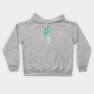 Watercolor Saguaro Kids Hoodie